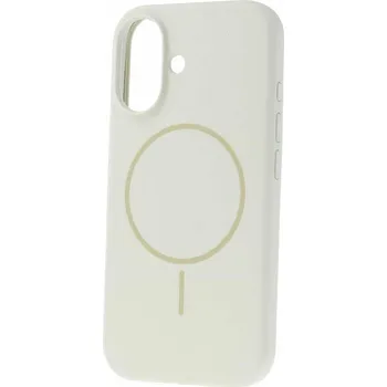 Pouzdro na mobilní telefon Zadní kryt Magsafe Slim Silicone pro iPhone 16 Plus stone
