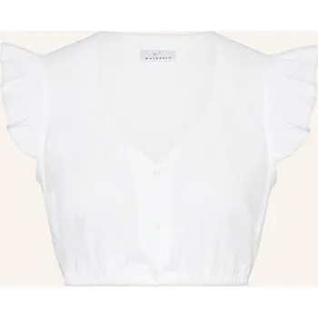 Dámská halenka Waldorff Dámská Dirndl Halenka S Volánky, bílá, 38