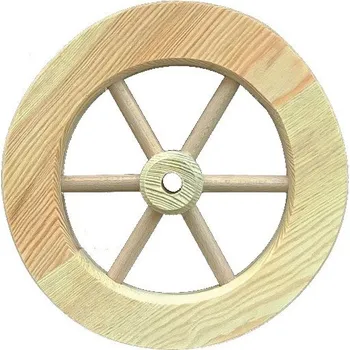 Kolečko Loukoťové kolo dřevěné 20 cm (Dřevěná dekorace)