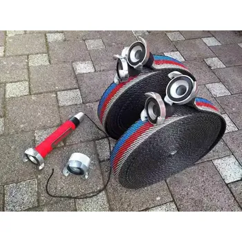 Příslušenství k čerpadlu Sada - hadice černé 12m, Rott spojky, proudnice - modrobílá