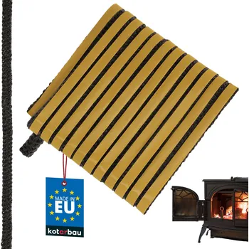 Lepicí páska Samolepicí páska na těsnění krbu a kamen 8x4 mm 2,5 m - 15,5 cm \ 1 cm