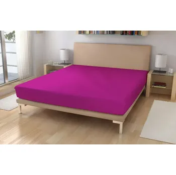 Prostěradlo Froté prostěradlo EXKLUSIVE Lila 180/200