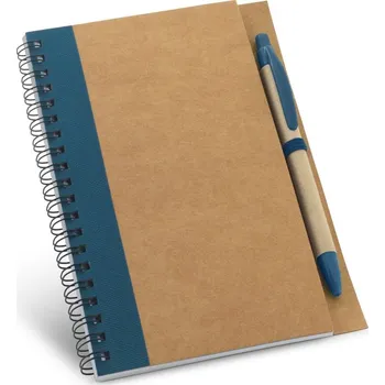 Zápisník ASIMOV. Blok se spirálovou vazbou B6 se stranami bez linek - Modrá