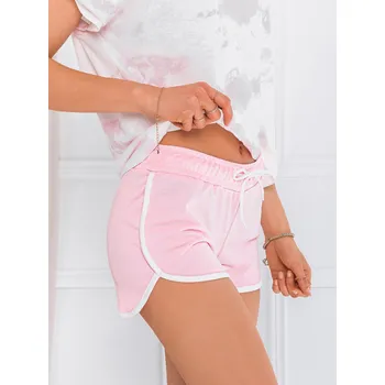 Dámské kraťasy Dámské šortky WLR010 Barva: Růžová, Velikost: L
