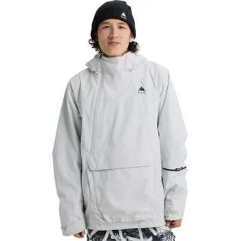 Bunda na snowboard Burton Reserve Relaxed 2L Anorak gray cloud XXL 2026 - Odesíláme do 24 hodin