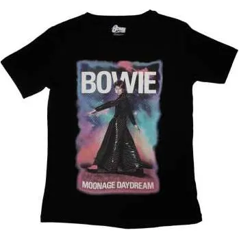 Pánské oblečení Merch David Bowie: David Bowie Ladies T-shirt: Moonage 11 Fade (x-large) XL