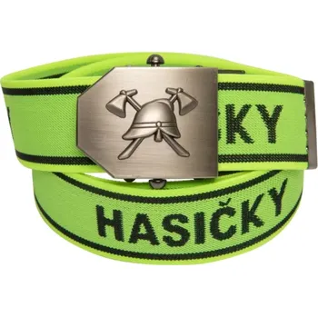 Opasek Dámský opasek HASIČKY 3D s otvírákem v přezce neonový