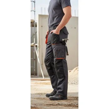 montérky CERVA GROUP Kalhoty EMERTON pas Velikost 46 černá/oranžová