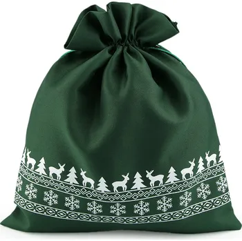 Vánoční dekorace Vánoční dárkový pytlík 30x35 cm