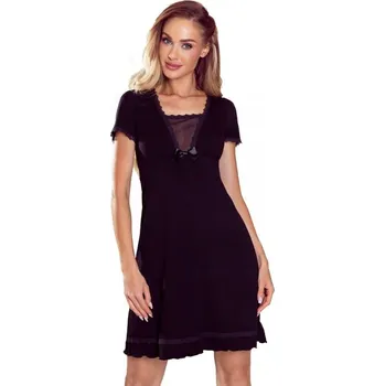 Dámská noční košile Noční košile Hermiona black plus - XXL