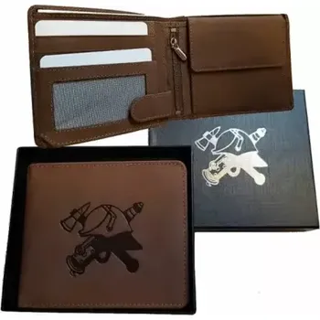 Peněženka Kožená peněženka podélná s přilbou