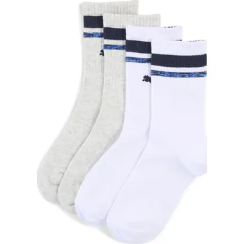 Pánské ponožky Ponožky PUMA BOYS HERITAGE STRIPE CR 94722701 WHITE/BLUE 27/30