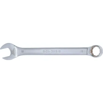 Dílna Očkoplochý klíč 18 mm BGS1030518, DIN 3113A, matný chrom (BGS 1030518 Očkoplochý klíč 18 mm, DIN 3113A, matný chrom)