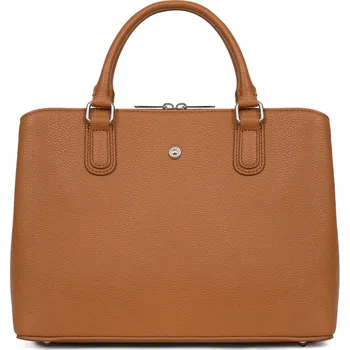 Dámská elegantní kabelka Hexagona Hella - koňak