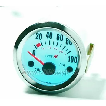 Měřič tělesných funkcí Přídavný tlakoměr oleje Plasma blue