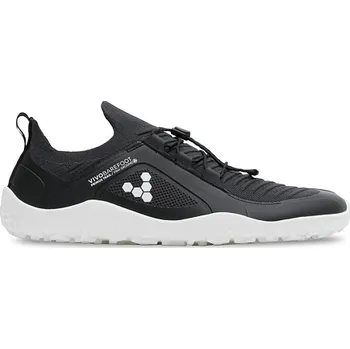 Pánská sportovní obuv Vivobarefoot PRIMUS TRAIL KNIT FG MENS OBSIDIAN/WHITE velikost 47 - Černá