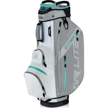 Golfový bag Big Max Dri Lite Sport 3 Grey/White/Mint Cart Bag