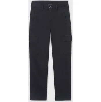 Chlapecké kalhoty Chlapecké kalhoty Mayoral černé s kapsami 7566