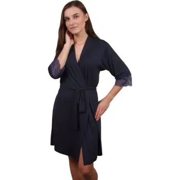 Dámské noční prádlo Dámský župan Venus blue - XL