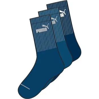 Pánské oblečení Pánské ponožky PUMA CREW SOCK 3P 88035503 NAVY 39/42