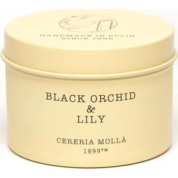 Svíčka CERERIA MOLLA Black Orchid and Lily – svíčka Travel 90 g