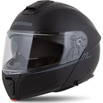 Helma na motorku Helma CASSIDA MODULO 2.1 COMPASS černá matná/šedá - M