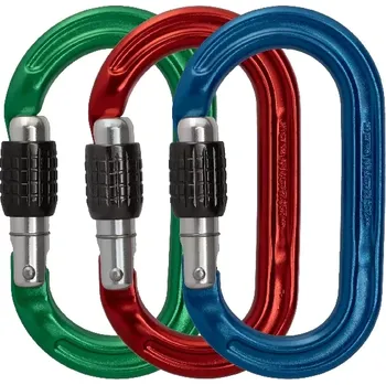 karabina Karabina DMM ULTRA O SCREWGATE 3 Pack modrá/červená/zelená