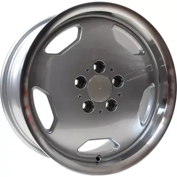 Alu kolo Alu kola Racing Line I5270, 19x9.5 5x112 ET35, stříbrná + leštěný límec