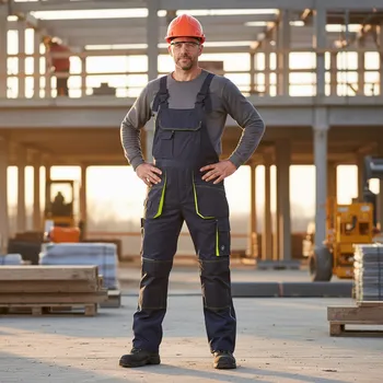 montérky CERVA GROUP Kalhoty EMERTON STRETCH lacl, různé barvy Velikost 60 černá/žlutá