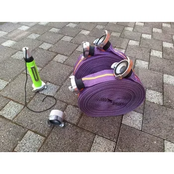 Příslušenství pro hasicí přístroj Sada - hadice LASER 21m, Rott spojky, proudnice - Violet