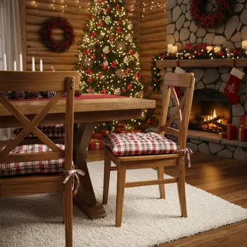 Podsedák Sedák na židli, Skandinávská kostička, 40 x 40 cm