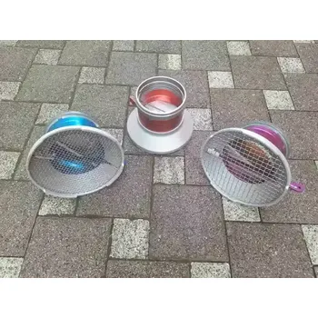 Příslušenství k čerpadlu Sací koš Klimeš s prodlouženým náběhem - fialová, Oka síta 5x5 mm