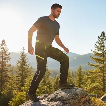 montérky Procera Kalhoty NEXUS STRETCH Velikost 54 černá/žlutá