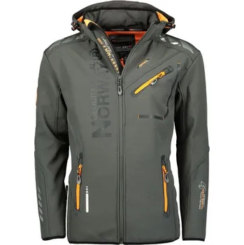 Geographical Norway Softshellová bunda Royaute DB 068 M WY8027H/GN/Dark Grey / Orange M