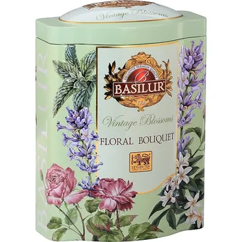 Čaj BASILUR Vintage Blossoms Floral Bouquet plech 100g