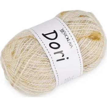 Příze Pletací mohérová příze s nopky Dori 100 g Varianta: 14 (F014) béžová nejsv., Balení: 1 ks