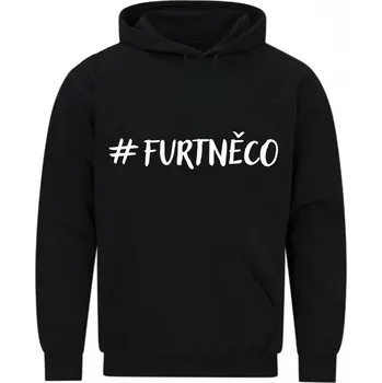 Pánská mikina Pánská mikina #FurtNěco (Velikost: 5XL, Barva: Černá)