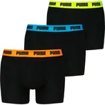 Pánské boxerky PUMA MEN EVERYDAY BOXER 3P 93832706 BLACK/VARIOUS LOGO COLORS XL