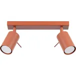 Bodové svítidlo Ring, 2x oranžové kovové stínítko, (možnost polohování)