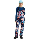 Kalhoty na snowboard Burton Wms Reserve 2L Stretch Slim Bib floral blur L 2026 - Odesíláme do 24 hodin