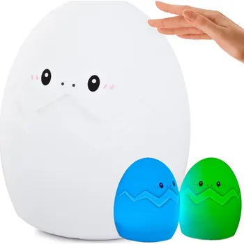 Noční světlo VERK GROUP Rozkošné noční světlo ve tvaru vajíčka pro děti