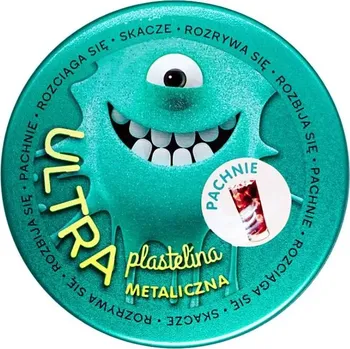 Modelovací hmota Ultra plastelína s vůní koly – zelená metalická