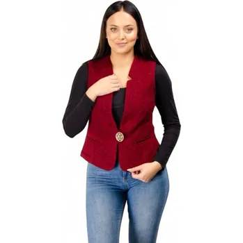 Dámská vesta Runo Styl Dámská vesta IGA vínová barva Velikost: EU 40