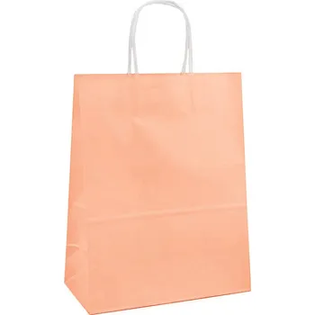 Dárková taška, barva 1 pudrovo-lososová