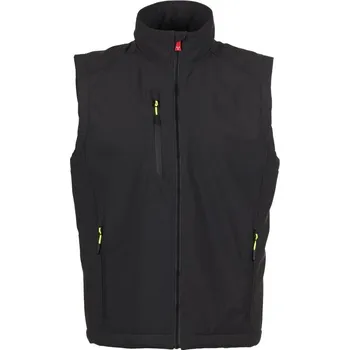 Pánská bunda Pánská vesta CREEK VEST ULTRALITE PAD, Payper - odlehčený softshell Barva: 94-ebony gray, Velikost: XXL