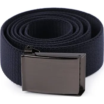 Opasek Pásek pružný šíře 3,8 cm unisex - 4 modrá tmavá