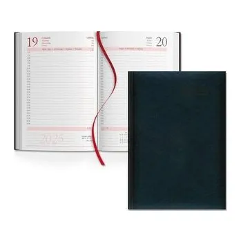 Kalendář Kalendarz 2025 książkowy A5 czarny