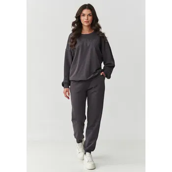 Tepláková souprava s vyšívaným logem M889 Barva: Grafitová, Velikost: XL