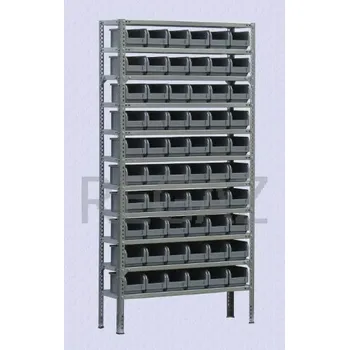 Dílenský regál Policový regál M15 včetně přepravek COC0025401