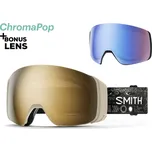 Snowboardové brýle Smith 4D Mag chalk space invader | cp sun black gold m+cp storm blue 2026 - Odesíláme do 24 hodin